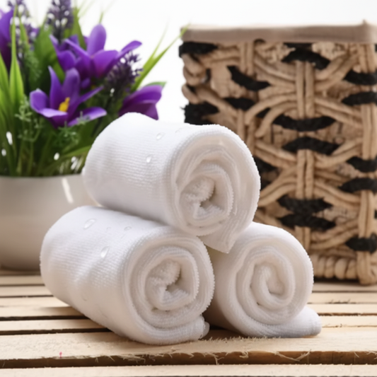 10Uds Toallita Microfibra Skincare Lavables